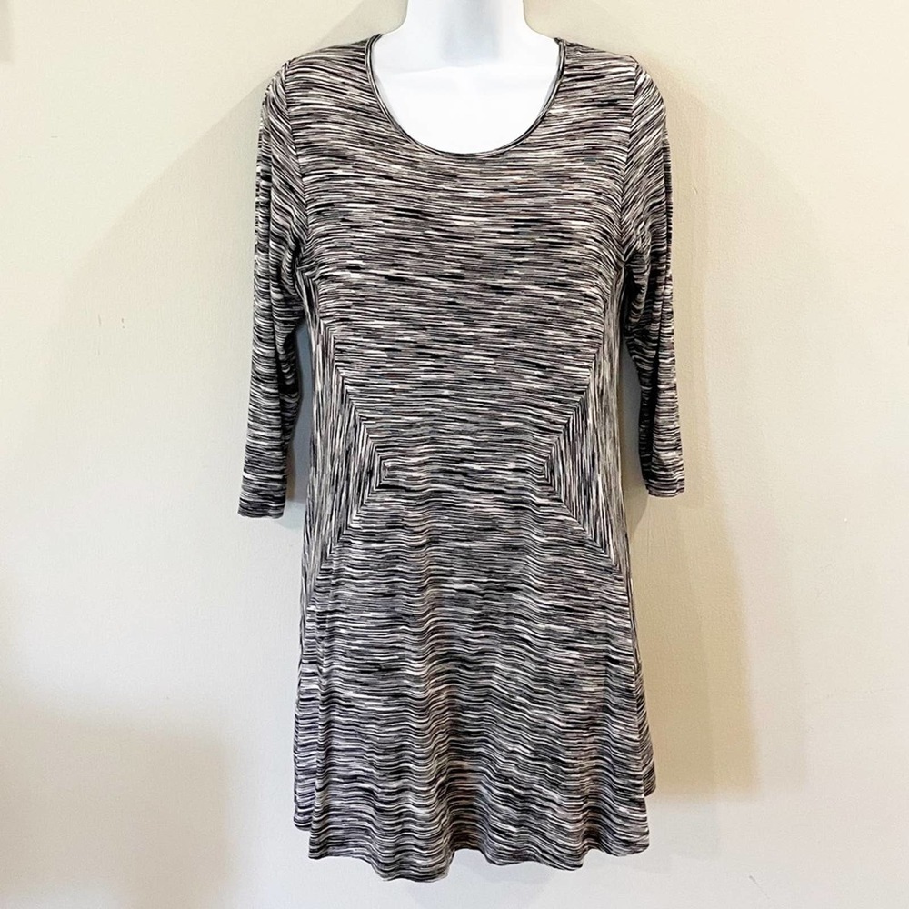 Comfy USA Tunic Dress Style M537SD Gray Size Small